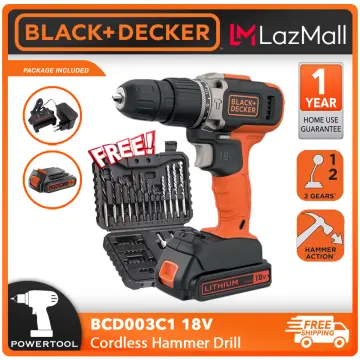 Black & Decker Cordless Drill 14.4v with 1 batteries &dill bit set