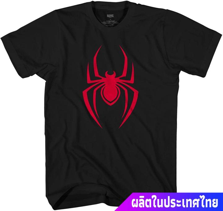 Marvelเสื้อยืดยอดนิยม Marvel Spiderman Spider Man Symbol Logo Adult T Shirt Marvel Sports T 7449