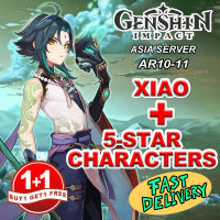 【BUY ONE TAKE ONE】Genshin impact ID【Fast delivery】Xiao+other characters combination low AR