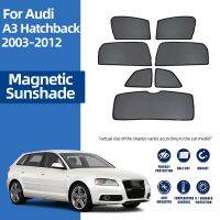 ที่บังแผ่นกรองแสงติดรถยนต์กระจกหน้าสำหรับ A3 Audi 8P Sportback 2003-2013หมวกกันแดดหน้าต่างด้านหลังสำหรับเด็กทารก