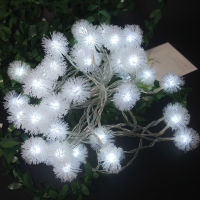 Lovely Christmas Snow Ball Led String Lights, AA Battery Holiday Christmas Lighting String Led Decorative, Party Light Supplies