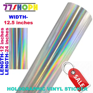  Holographic Rainbow Tape, OilSlick, with Self-Adhesive