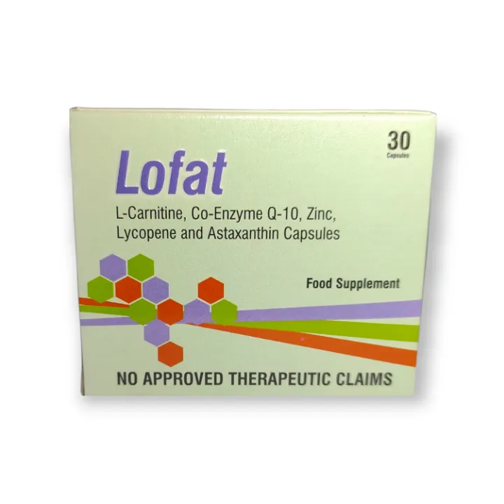 LCarnitine LOFAT for WEIGHT LOSS CoEnzyme Q10, Zinc, Lycopene and