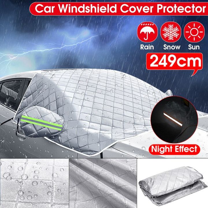 Car Windscreen Cover Dust Proof Sun Shade Wing Mirror Sun Shield Rain Snow  UV