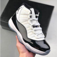 2023 New HOT [Original] A J 11 Concord Lack And White Re-Engraved High-Top Basketball Shoes Kang Buckle Shoes.