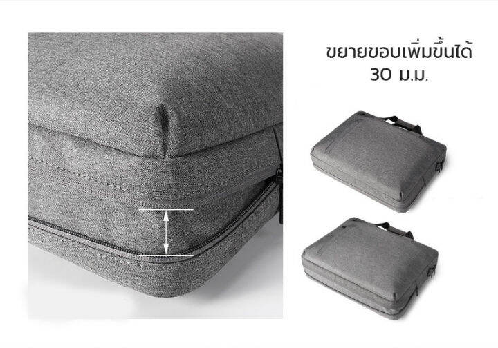 lichto-กระเป๋าใส่โน๊ตบุ๊ค-กระเป๋าแล็ปท็อป-laptop-พร้อมสายสะพาย-ขนาด-13-14-15-6-17-3-นิ้ว-รุ่น-tks-jd02-air-bubble