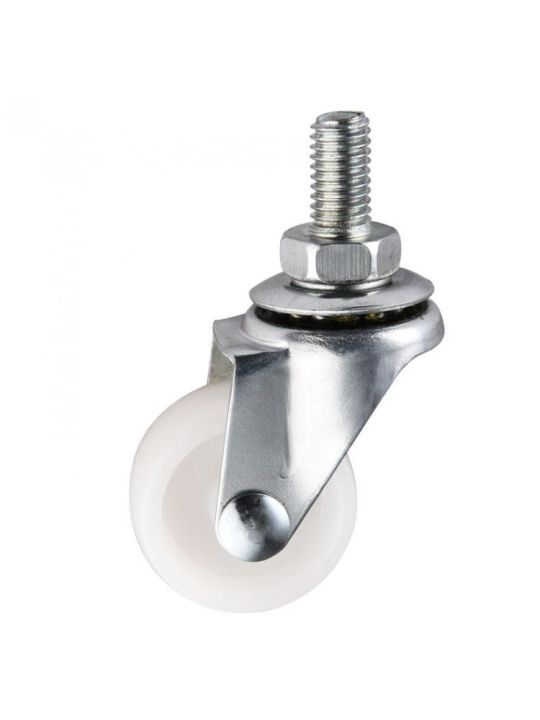 5pcs-lot-1-inch-screw-rod-caster-m8-centimeter-small-wheel-diameter-25mm-wear-resistant-pulley-one-nylon-universal