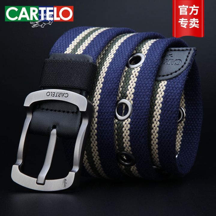 cartelo-belt-male-pin-buckle-youth-canvas-belt-men-fashion-leisure-jeans-with-tide