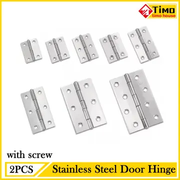 20Pcs Mini Brass Hinges 1/4in 4 Hole Folding Small Hinge with Screws for  Doll Houses Cabinets