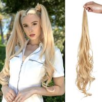 Wrap Ponytail Hair Extension Curl Synthetic Wavy Female Wig