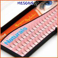 HESONG 60pcs/set แฟชั่นของผู้หญิง ยาว สมัครด่วน ต่อขนตา กึ่งถาวร ขนตาปลอม Volume Fan ขนตา