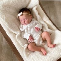 20 Inch 3D Skin With Visible Veins 50 CM Soft Silicone Asleep Laura Reborn Baby Bebe Doll Toy For Girl Lifelike Kid Art Boneca