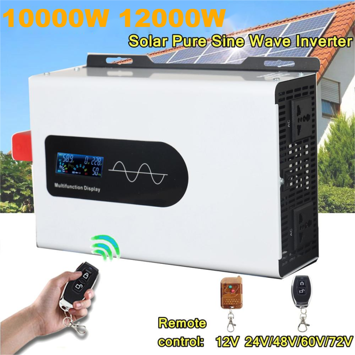 10000w 12000w Pure Sine Wave Inverter 10kw Dc 12v 24v 48v To Ac 110v 120v 220v Solar Off Grid 5765