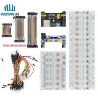 【YD】 MB-102 MB102 Breadboard 400 830 Solderless PCB Bread Board Test Develop Dupont line for arduino laboratory SYB-830