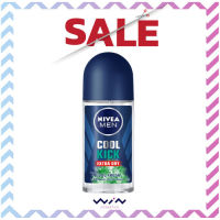 NIVEA Men Cool Kick Roll On Cool Fresh 50 ml. นีเวีย เมน คูลคิก โรลออน คูลเฟรช 50 มล.