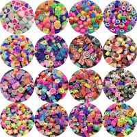 【CW】☋¤✓  30pcs/Lot 10mm Mixed Clay Beads Spacer Polymer Jewelry Making Necklace