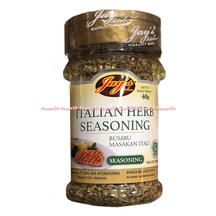 Jay's Kitchen Italian Herb Seasoning 40gr Bumbu Masakan Itali Italia