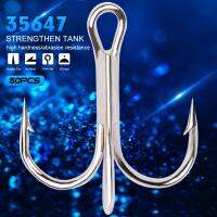 【LZ】✉  Aço carbono Treble Hooks San ben Peixe Amarrando o Cabelo Super Sharp Solid Triplo Farpado 50 Pcs