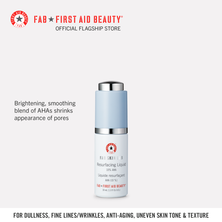 First Aid Beauty FAB Skin Lab Resurfacing Liquid 10 AHA 30ml Lazada PH