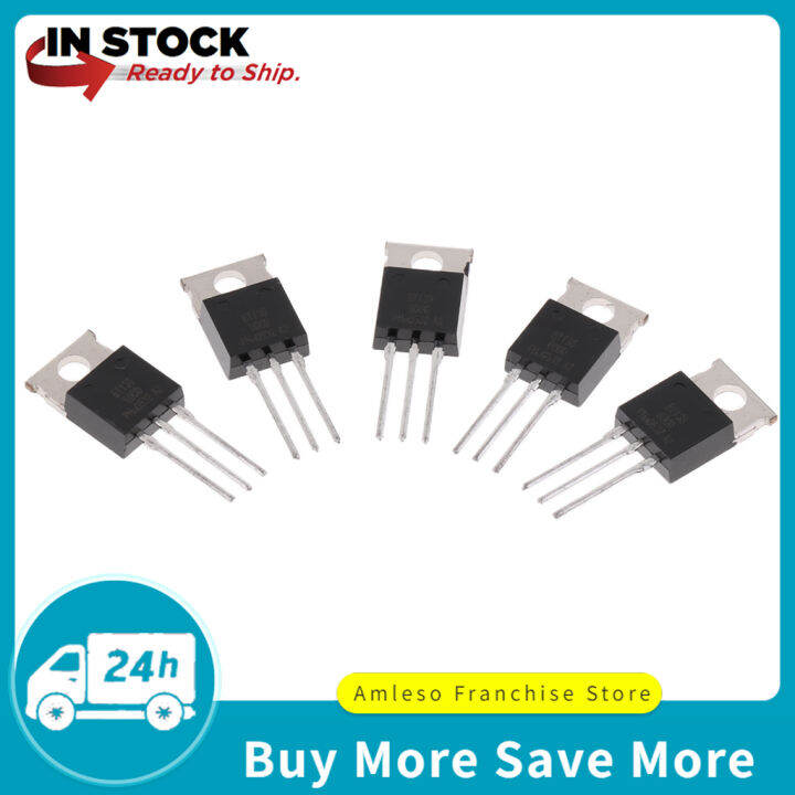 LazaraSale 5 Pieces BT136 600V TRANSISTOR Triac 600V 4A TO-220 BT136 ...