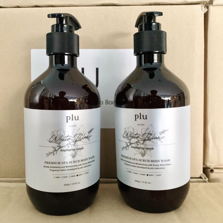 plu-premium-spa-scrub-body-wash-ขวดใหญ่-500-g-อาบน้ำพร้อมสครับผิวในขั้นตอนเดียว