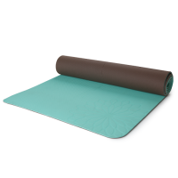 easyoga เสื่อโยคะ Premium Eco-care - สีน้ำตาลผสมเขียว (W 61 x L 183 cm x H 5.5 mm)