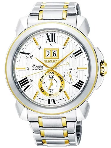 SEIKO Wrist Watch Premier Premier Kinetic Perpetual Chuaru SNP152P1 &  micro-fiber cloth 13 × 13cm with Clock | Lazada PH