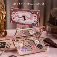 ✔❄ Flower Knows Chocolate Wonder-Shop Eyeshadow Palette 8-Color Eye Makeup Cosmetics