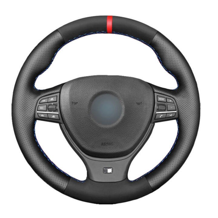 black-suede-leather-red-marker-car-steering-wheel-cover-for-bmw-m-sport-f10-f11-touring-f07-f12-f13-f06-f01-f02-m5-f10