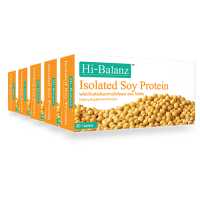 [ผลิตภัณฑ์ดูแลผิว] Hi-Balanz Isolated Soy Protein สารสกัดจากถั่วเหลือง 5 กล่อง รวม 150 เม็ด