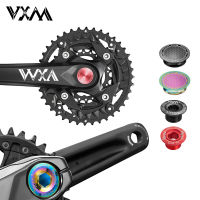 VXM ภูเขาจักรยานถนน Crankset เสียบสกรูแผ่นกันฝุ่นหมุนปกหมวก M18M19M20 MTB Crankset กันน้ำอลูมิเนียม