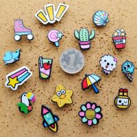 17 Color 17 Pcs Acrylic Thumbtack Summer Beach Push Pin Cartoons Pushpins Office Tacks Pin Can Be Pin To The Wall Office Binding Clips Pins Tacks