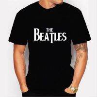 เสื้อยืด Beatles สำหรับผู้ชายผู้หญิงเสื้อยืดสีดำสีน้ำเงินแดงเหลืองคอกลม Unisex