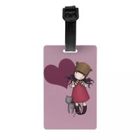 【DT】 hot  Santoro Gorjuss Luggage Tags for Suitcases Fashion Cartoon Girl Baggage Tags Privacy Cover Name ID Card