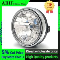 AHH Universal 7 8 Motorcycle Round Lamp Headlight Headlamp Head Light For HONDA Cb400 Cb500 Cb1300 Hornet 250 600 900 Vtec Vtr