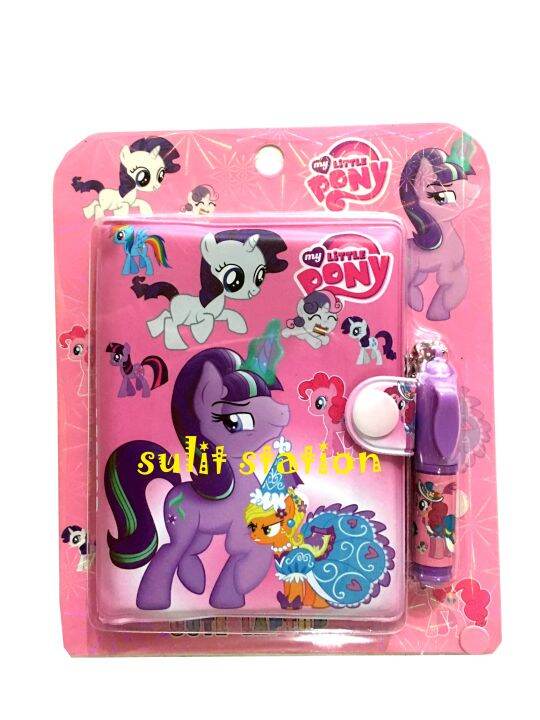 MLP MY LITTLE PONY HORSE MINI NOTEPAD NOTEBOOK with PEN party giveaways ...
