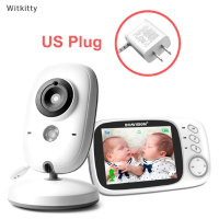 Witkitty VB603 Video Baby Monitor 2.4G Wireless with 3.2นิ้ว LCD 2 WAY Audio Talk