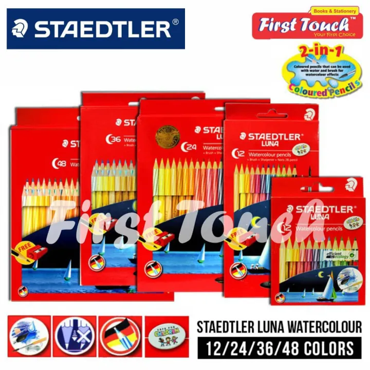 Staedtler Luna Watercolour Pencil Colour Pencil 12s 12l 24l