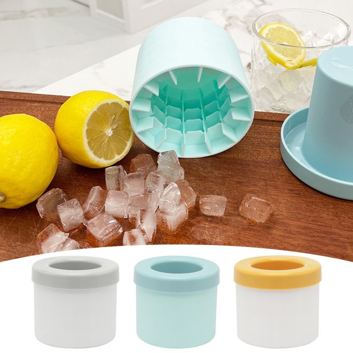 Silicone Cylinder Ice Tray - Easy Release Ice Cube Mold With