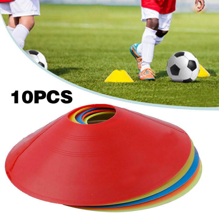 10pcs/set Soccer Discs Sports Cones Speed Training Discs Cone Training