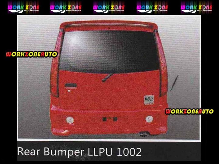 Llpu1002downlight Dl 002 Perodua Kenari Pu Rear Bumper With Down Light