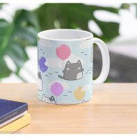 Cat-shaped Square Porcelain Cups, High-Class Gifts