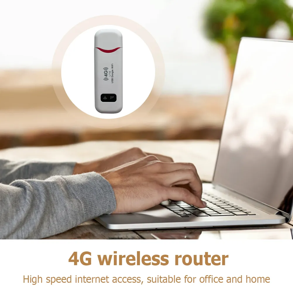 Wireless LTE WiFi Router 4G SIM Card 150Mbps USB Modem WiFi Dongle Hotspot  Dongle Mobile Broadband for Home Office 