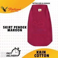 COD ♚ The Outline Shop27dgsd6gfd FALCON PREFECT SHORT SKIRT MAROON - 小学巡查员 短裙 (朱红色) PRIMARY MAROON SHORT SKIRT ( SKIRT PENDEK MAROON COTTON ) - 208