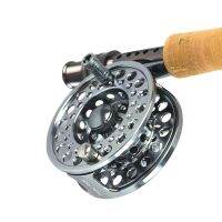 [HOT LIAXLLWISAAZH 534] 3/4 5/6 7/8 9/10 WT อลูมิเนียม Fly Fishing Reels CNC Machined ขนาดใหญ่ Arbor Fly Reel 2 1BB 1:1สำหรับปลาเทราท์อุปกรณ์ตกปลา