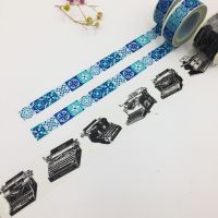 Beautiful 30mm*5m/15mm*10m high quality washi paper tape/vintage Typewriter and varied morocco brick/masking  japan washi tape Pendants