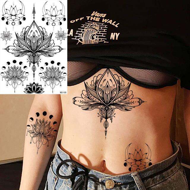 hot-dt-mandala-chest-temporary-tattoos-underboob-adult-turtle-fake-tatoos