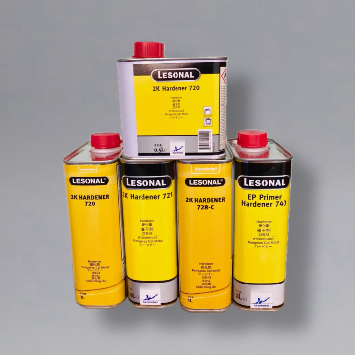 Lesonal Hardener (ตัวเร่ง) มีให้เลือก 5 ตัว/ 2K 720 500มล. เเละ 1ลิตร