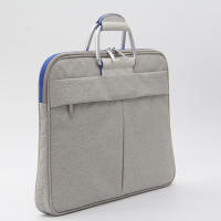 New Polyester Simple Portable Laptop Bag Casual Tablet Computer Briefcase Bag 17-inch Can Be Customized Fashion Business Solid