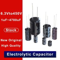 2-50pcs 10V 16V 25V 35V 50V 63V 100V 100UF 220UF 330UF 470UF 680UF 1000UF 2200UF 3300UF 4700UF Aluminum Electrolytic Capacitor Electrical Circuitry Pa